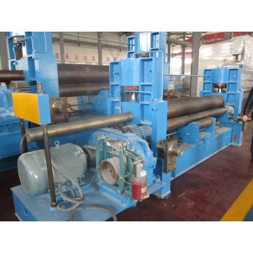 W11y Hydraulische 3-Walzen-symmetrische Plattenwalzmaschine